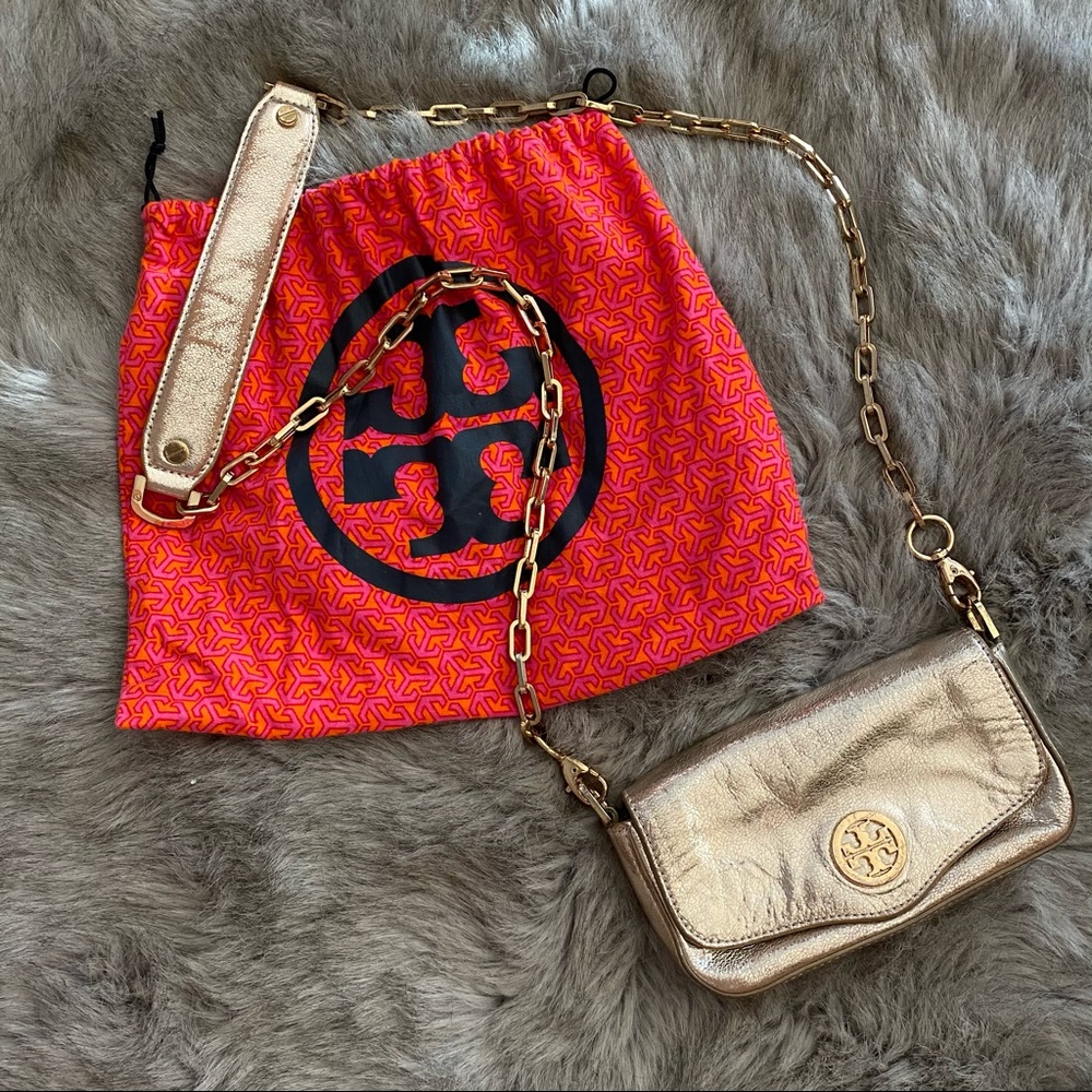 authentic tory burch cross body purse